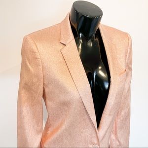 NWT TOPSHOP Rose Gold Blazer